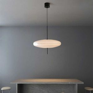 Pendantlampor Italien Designer Modell 2065 LED Akryl Pendant Light Villa Matsal Kök som hänger UFO -lampa Suspension Industrial Lumeaire G230524