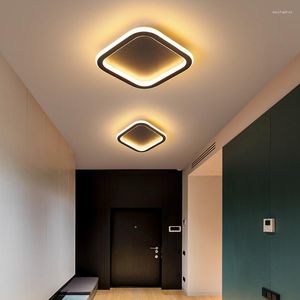 Światła sufitowe Nowoczesne LED proste białe oświetlenie oświetlenia do korytarza w ganku przejściem w łazience sypialnia do dekoracji wisząca lampa wisząca lampa