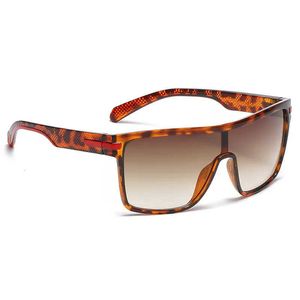 Óculos de sol Brand Fashion Outdoor Summer Mulher para homem American Eyewear Mulheres de leopardo imprimido à prova d'água Adumbral com ciclismo de caixa