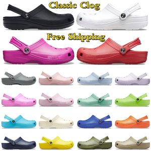 Classic Clog Designer Sandals Mens Womens Sandal Summer Beach Slippers Waterproof Slides Black White Nursing Hospital Kids Slipper outdoor shoes