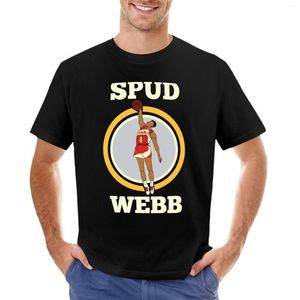 Мужская половая футболка Polos Spud Webb одежда хиппи мальчики белые футболки негабаритная рубашка мужчины
