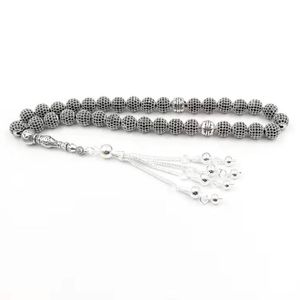 Armband zirkonsten tasbih 33 bönpärlor muslimska lyxiga present Misbaha islamiska eid tillbehör arabisk mode radband pärlarmband