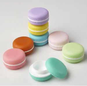 Bottiglie di imballaggio Colore della caramella 5g Macaron Cosmetico Vuoto Vasetti di crema Rossetto Balsamo per le labbra contenitore macarons sub imbottigliamento Bottiglia fai da te