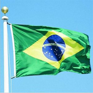 Bandeiras de banner 3ftx5ft bandeira brasileira 150x90cm bandeira de bandeira personalizada bandeira nacional bandeira superpoly brasil bandeira de bandeira brasil g230524