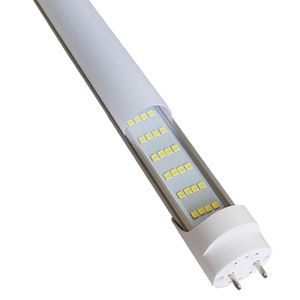 T8 4 Fuß LED-Röhrenlicht-Ersatz, 6500 K, G13, 72 W, 4-reihig, kaltweiß (Bypass-Vorschaltgerät), 150 W-Äquivalent, 7200 Lumen, Dual-End-Stromversorgung, mattierte milchige Abdeckung, AC 85–277 V, crestech888