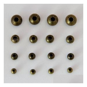 Aralayıcılar dhs gemi bronz büyük delik 4/5/6/8mm diy mücevher aracı aksesuarları boncuk pürüzsüz demir konumlandırma boncukları gsdwz032 damla dhp0p teslim