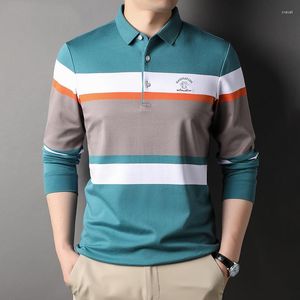 Polo da uomo Top Grade Summer Plain Designer Brand Men Polo Shirts Luxury Striped Short Sleeve Casual Tops Fashions Abbigliamento