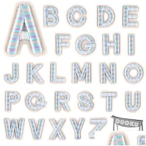 Швейные понятия Инструменты железо на буквах Colorf 3D вышитые алфавитные аппликации наклейка AZ Letter