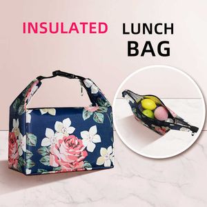 Backpacking Packs Hasp Handle Women's Hot Durable Lunch Box Insulation Cooler Ice Handbag Portable Food Work Picnic Bag P230524