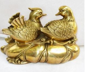 Lotus leaf duck bird copper marriage wedding gift Home Furnishing ornaments1738938