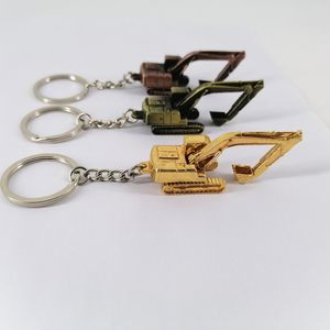 Novo Creative 3D Excavator -Chain Chain Fashion Car Key Ring Charm Toys Keychains Party Gift