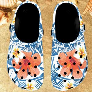 Terlik nopersonality frangipani polinezya sandalet kadınlar yaz nefes alabilen moda yetişkin lüks konfor sandales femmes