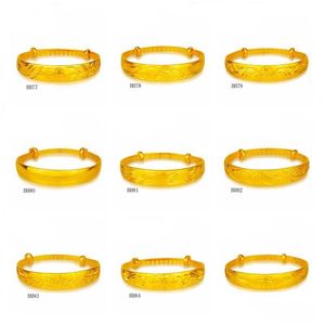 Другие браслеты из сливового цветочного сорока каждый год больше, чем брюк с желтым золотом 6 штук смешанного стиля Gtkbh11 Burst Model