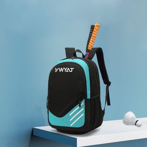 Tennispåsar Waterproof Badminton Bag stor kapacitet 2-3 racketer Ryggsäck Portable Professional Multifunctional Tennis Sports Accessories 230523