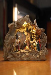Zayton Krippenset, Weihnachtsgeschenk, Statue der Heiligen Familie, Christus Jesus, Maria Josef, katholische Figur, Weihnachtsdekoration, Heimdekoration, 216437587