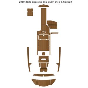 2019-2020 SUPRA SE 550 SWIM STEP COCKPIT MAT BOAT EVA FOAM TEAK DECK GOOL