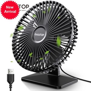 New GAIATOP Desk Fan Portable USB Fan 90 Adjustable Cooling Fan Mute 4 Speed Adjustment Ultra Quiet Suitable For Home Desk Office