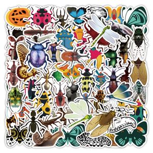 56st Cartoon Insect Stickers Pack Waterproof Vinyl Stickers Icke-slumpmässiga för bilcykelbagage bärbar dator skateboard scrapbook vattenflaskdekal