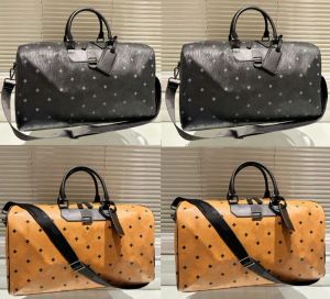 2023 neue Modedesigner Duffle Bag PU-Leder Wochenend-Reisetaschen Männer Frauen Gepäck kreative schwarze Nähte Hanbags Die Einkaufstasche mit großer Kapazität Gepäck