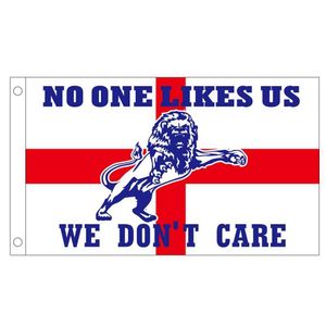 Bannerflaggen 3x5ft Millwall F.C. Flagge – NO ONE LIKES US WE DON'T CARE Geschenk für England-Fußballclub-Fans aus 100 % gutem Polyester G230524