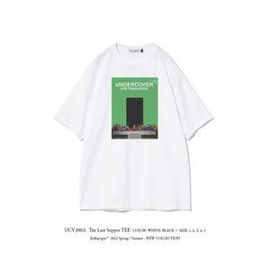 남성 Tshirts 여자 티 봄과 여름 유화 인쇄면 원형 목 느슨한 짧은 소매 티셔츠