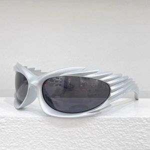 Okulary przeciwsłoneczne INS sam ząbkowany BB0255 Style B Family nieregularne hedgehog okulary przeciwsłoneczne