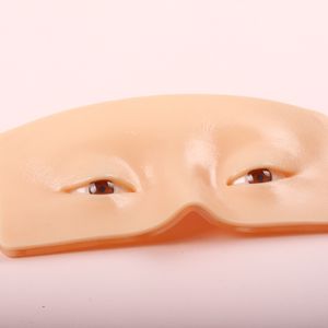 Other Permanent Makeup Supply 1pc Reusable 5D Cosmetic Makeup Practice Mask Board Pad real Eye Face Makeup Mannequin Silicone Training skin 230523