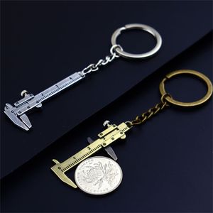 Criativo 0-4cm Mini Vernier Keychain Paliper Medição Ferramentas de medição