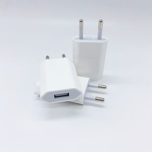 5V 1A USB -reseväggladdare Adapterladdning för Apple iPhone XS Max XS XR X SE 8 7 6 6S 5S 5 SE 4 4S EU Telefonkontakt