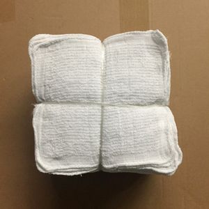 10pcs/pacote de pacote branco Disponível Toalha pequena 20 * 20cm Hotel pequeno Toalha quadrada Toalha Aviação Viagem doméstica Face Face TCLOTH