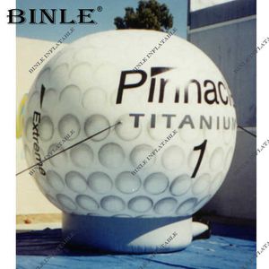 Etkinlik reklamı için marka adı ile büyük zemin dekor şişme golf topu