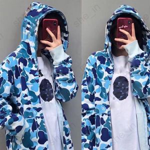 Mens Camouflage Hoodie Womens Fashion Hoodies Casual Hooded Fleece Sweatshirt Man Hip Hop Sharks Jacket Woman Sweatshirts 13 Styles M-3XL