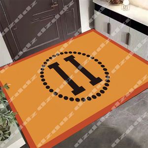 Tasarımcı halı lüks marka halı dikdörtgen ayak ızgarası moda taban mat kadın oda dekorasyon antiskid zemin mat makinesi paspas