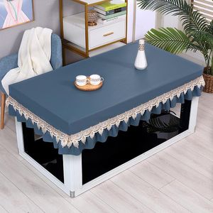 Table Cloth Disposable Leather Cover Furnace Mat Rectangular Waterproof And Camellia Tea A Few Cloth_Ling250