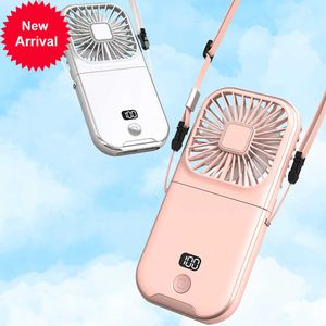 Neue Handheld Mini Fan USB Tragbare Falten Hängenden Hals Fans Kühlung Desktop Fan Kühlung Handheld Fan Handy Halterung