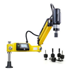 M3-M16 CNC Electric Tapping Machine Servo Motor Electric Tapper Drilling With Chucks Easy Arm Power Tool Threading Machine