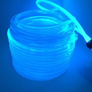 100 m PMMA, seitlich leuchtendes Glasfaserkabel, 10 mm (Durchmesser), für Auto, Zuhause, DIY, LED-Beleuchtung, Hängelampe, Vorhang, Hochzeit, Bühnendekoration, Decke, Hochzeitssaal, Hoteldekoration, RGB imake919