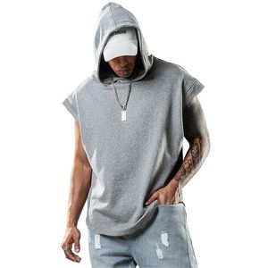 Mens Tank Tops Sports Top Hoodie Sleeless Tshirt 230524