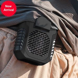 New 6000mA Portable Waist Fan USB Air Conditioning Hanging Neck Mini Fan Exhaust Fan Outdoor Sports Air Conditioning Cooling Artifac