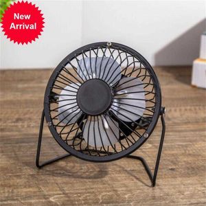 New 4 Inch Metal Usb Mini Fan Portable 360 Degree Adjustable Cooling Fan Table Fan Desk Fan Mini Personal Fan for Home Office