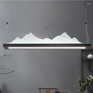 Kolye lambaları Modern Yemek Odası Dimmable Led Işıklar Kar Tepeleri Tasarım Lamba Kablosu Düşüyor LUXTER LUMINARIAS