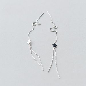 Dangle Earrings MloveAcc 925 Sterling Silver Star Long Chain Tassel Drop For Women Jewelry Brincos