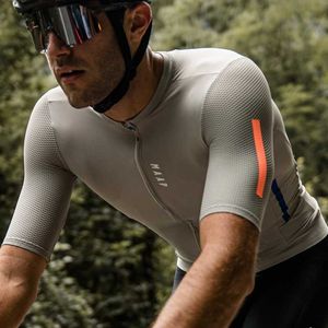 New Motocross Cycling Jersey Men 2022 Summer curto seve mtb camisa time maap pro fit Outdoor wear h com correias não deslizantes AA230524