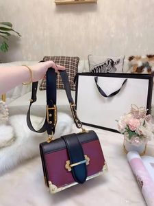 the designer designs quality fashionable and allaround retro leather womens small square bag with slant hanging bag and