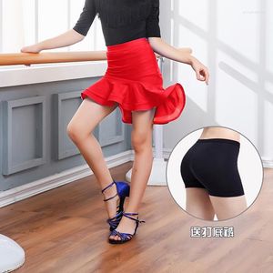 Sahne Giyim 1 PCS/LOT Girls Balo Salonu Salsa Cha Dans Yarışması Kostüm Latin Etek UNDANTS ile Dans Etme