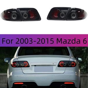 Bilstyling för 20 03-20 15 Mazda 6 Taillight Assembly LED Running Light Dynamic Turn Signal Brake Lamp Auto Accessories