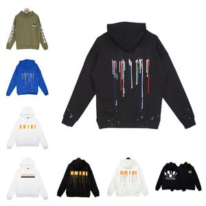 Luvtröja för herr Dragkedja Hooded Cardigan Sweatshirt Luvtröjor Sport Top Street Sweatshirts Dragkedja Designerjacka Mode Sportkläder Svart tröja Pullover Grön Blå