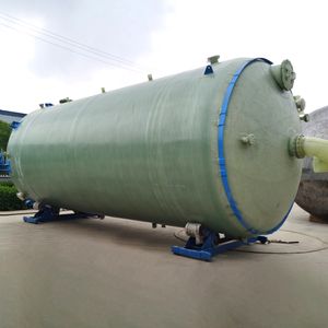 Serbatoio di stoccaggio in plastica rinforzata con fibra di vetro per immondizia domestica serbatoio di biogas seminterrato trattamento delle acque reflue fossa settica