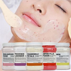 Partihandel privat etikett 24 smaker gelé ansiktsmask organisk ljusare rengöring skal av pulver naturlig gelé ansiktsmaskpulver