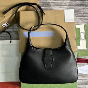 10a Ayna Kalite Tasarımcıları Afrodit Orta Hobo Çanta 39cm Kadın Siyah Yumuşak Deri Çanta Lüks Altın Donanım Yarım Ay Çanta Crossbody Omuz Kayışı Çanta